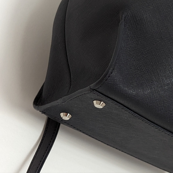 agnès b. Saffiano Leather Bucket Bag - Picture 4 of 6
